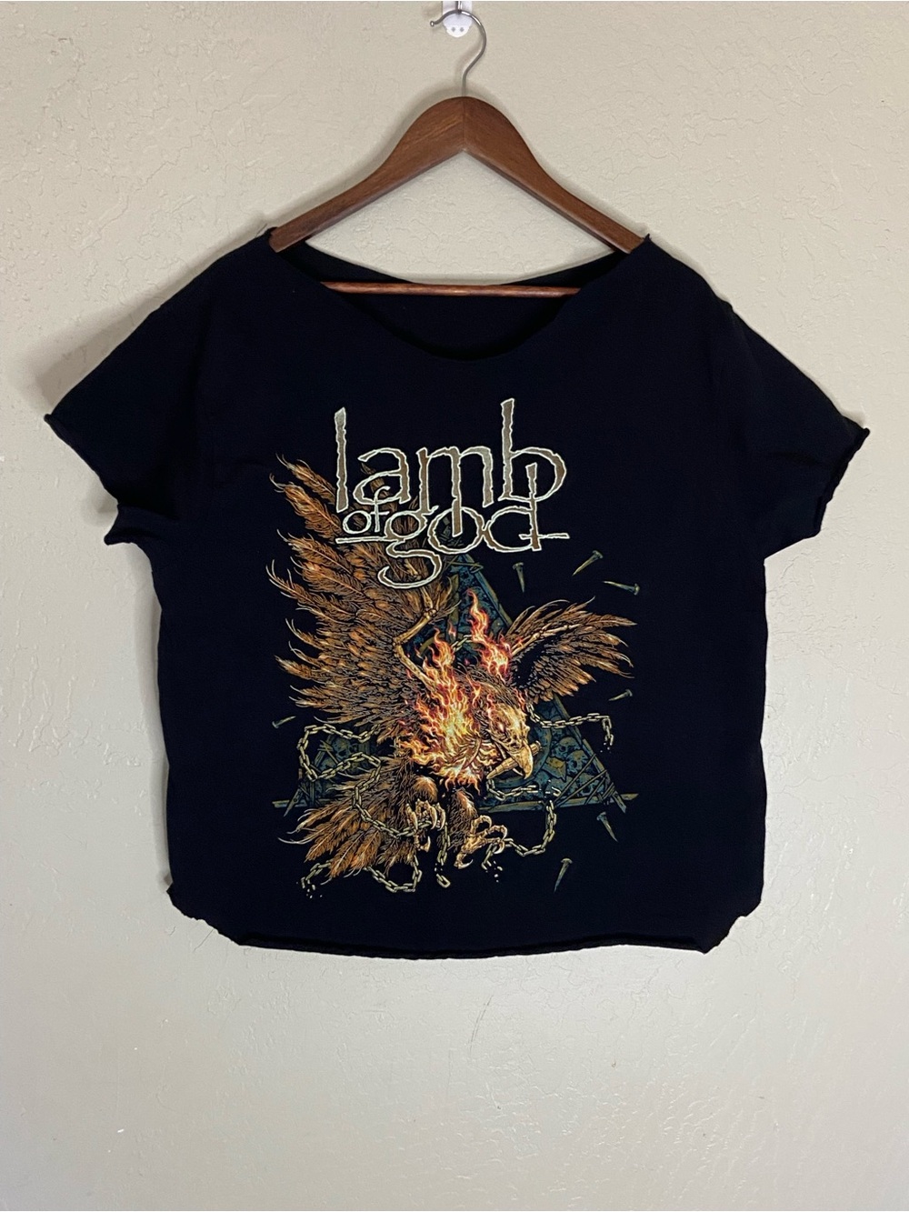 Black Graphic Short Sleeve Tee - Women's Top